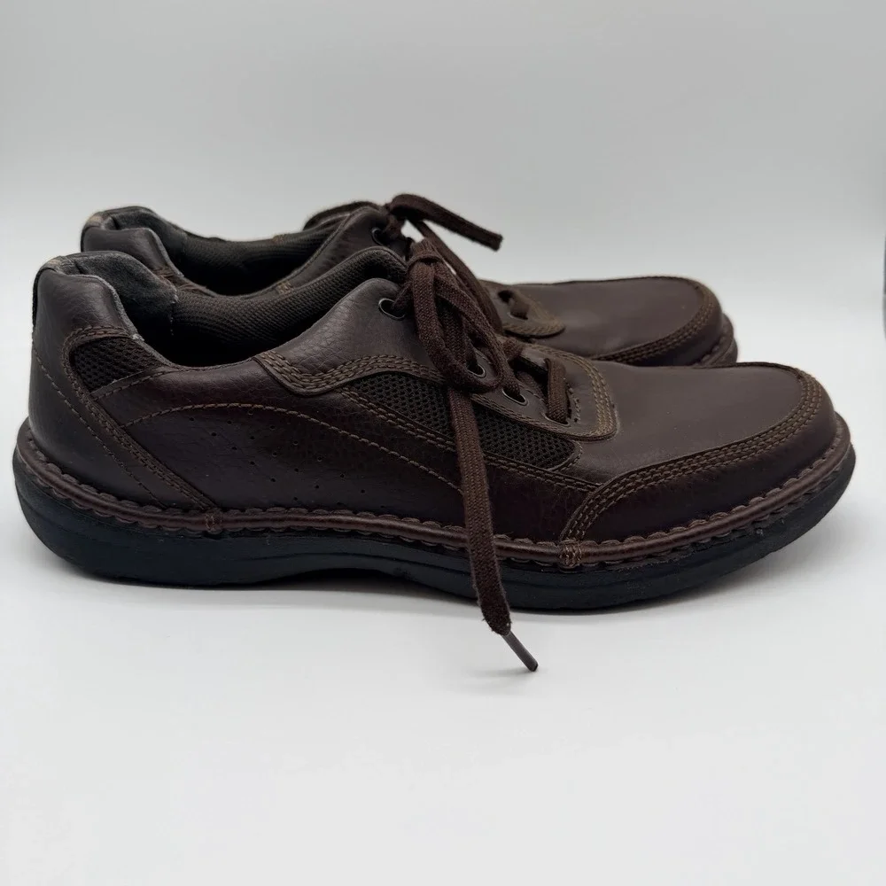 Streetcars Shoes Men's Sz 11M Brown Navigate Leather Oxfords ASC Comfort Walking